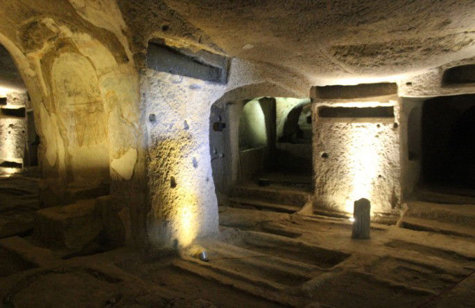 Catacumbas de San Gennaro, Nápoles, Itália