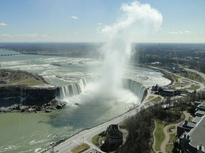 Cataratas do Niágara no Canadá.