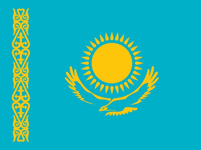 Bandeira do Cazaquistão