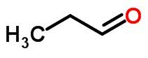 Estrutura molecular da acetona