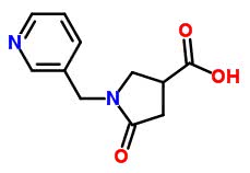 Estrutura molecular de um ácido carboxílico