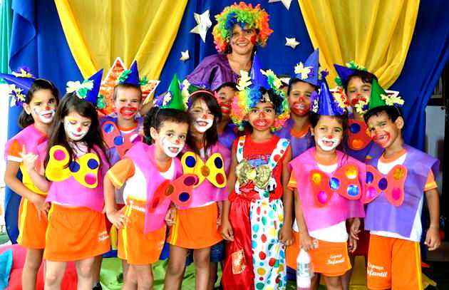 Comemoração do Dia do Circo na Escola Espaço do Infantil na cidade de Patos, Paraíba