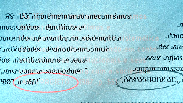 Exemplo de citação pelo sistema de chamada autor-data sem autoria
