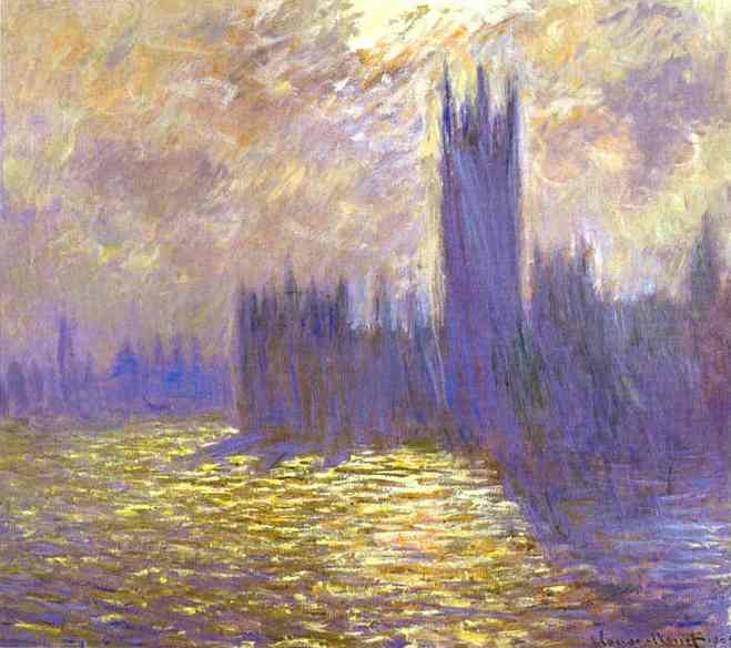 O parlamento de Londres, de Monet