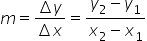 Fórmula do coeficiente angular