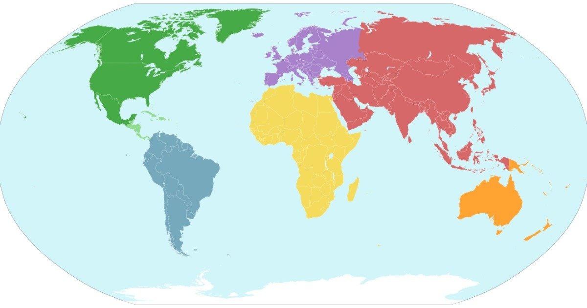Mapa-Múndi: continentes, países e oceanos - Toda Matéria