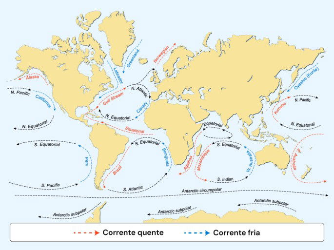 Correntes oce&acirc;nicas