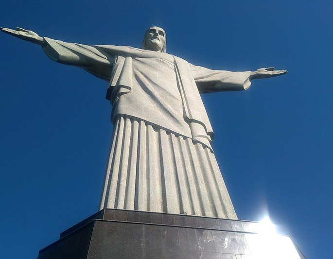 Estátua do Cristo Redentor no Rio de Janeiro