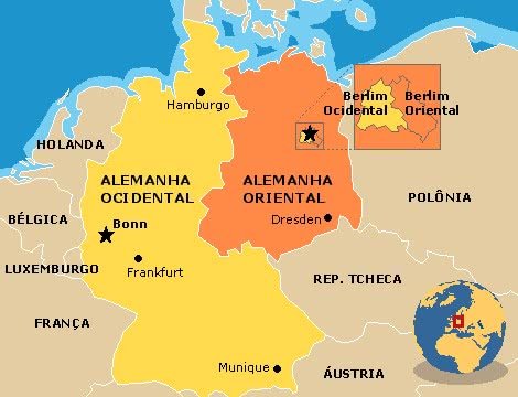Alemanha Oriental: mapa, origem, economia e cultura - Toda Matéria