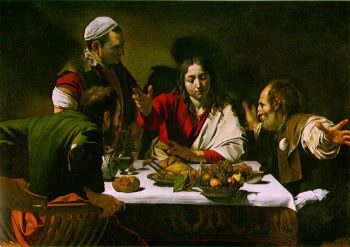 A Ceia em Emaús de Caravaggio