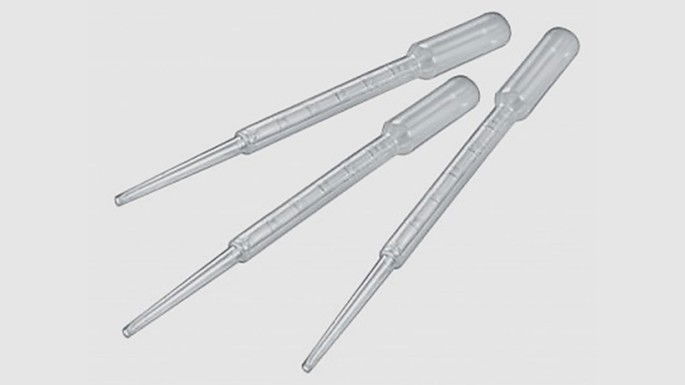 equipamento de laboratório pipeta pasteur
