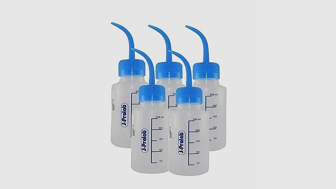 equipamento de laboratório pisseta