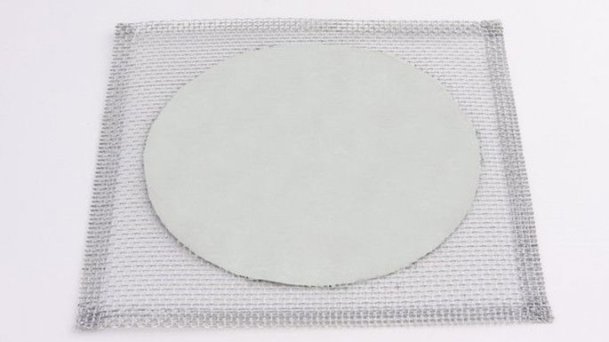 equipamento de laboratório tela de amianto