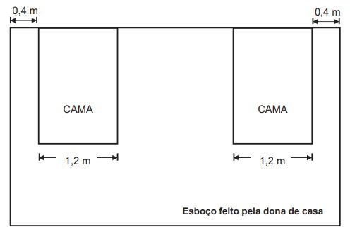 esboço feito por dona de casa para colocação de escrivaninha