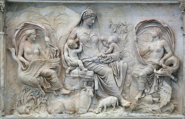 escultura romana deusa pax