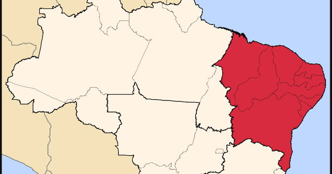 Estados do Nordeste: mapa, capitais e características gerais
