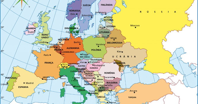 Europa: países, características e resumo