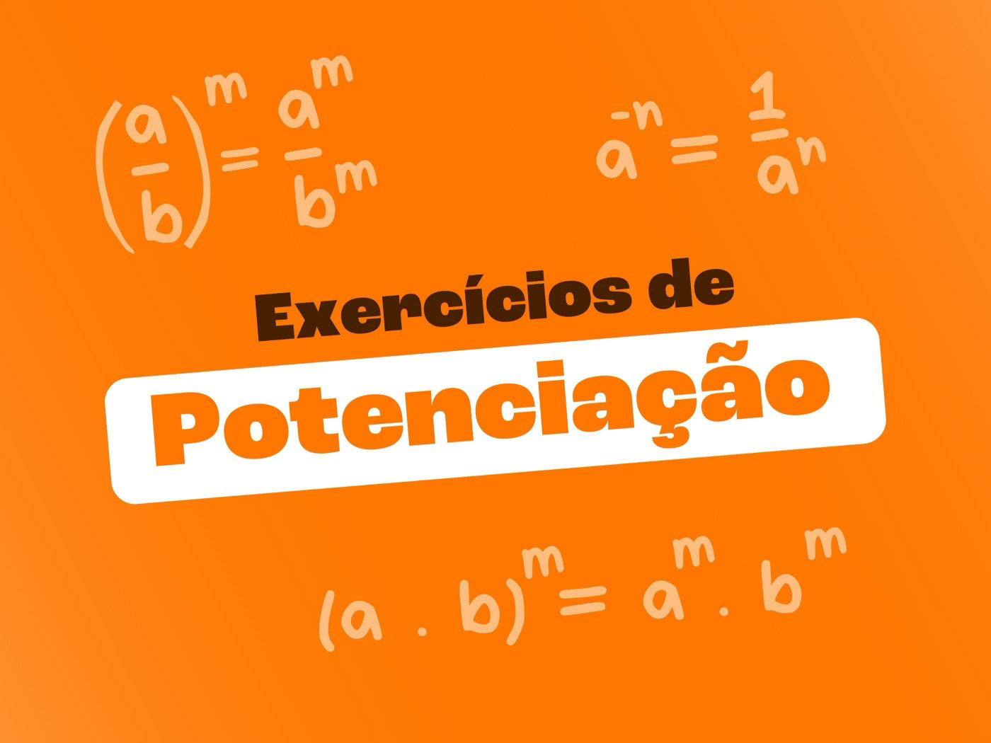 Exercícios de potenciação para o 8º ano (com respostas explicadas ...