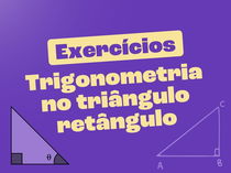 Exercícios de trigonometria no triângulo retângulo (com questões explicadas)