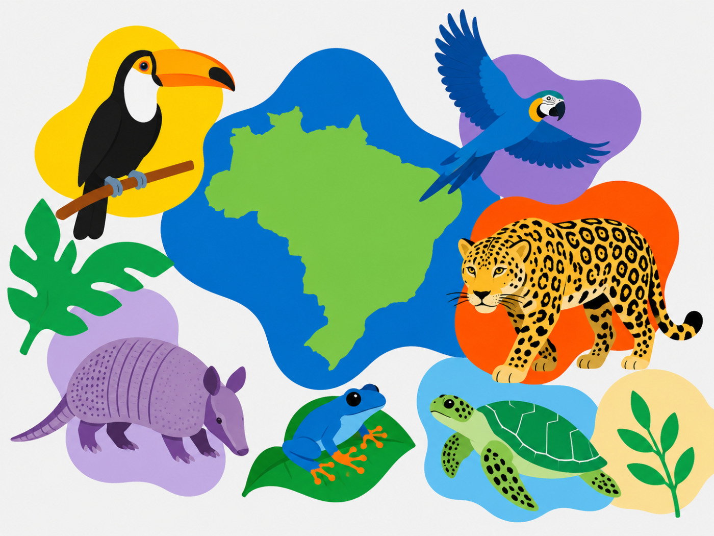 Exercícios sobre fauna brasileira (questões com gabarito) - Toda Matéria