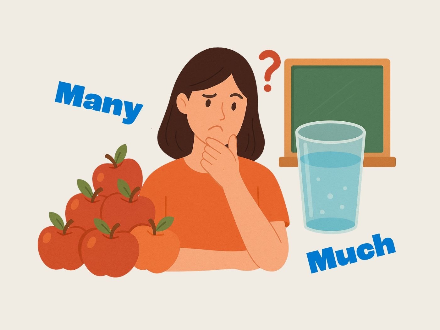 QUANDO USAR MUCH E MANY visual data 3