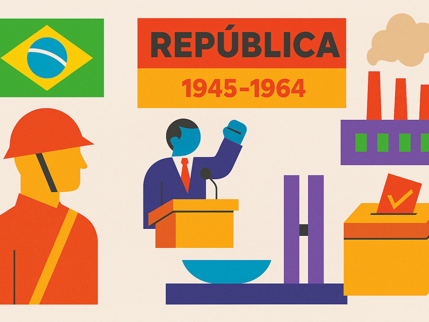 Exercícios sobre República Populista (1945-1964) - Toda Matéria