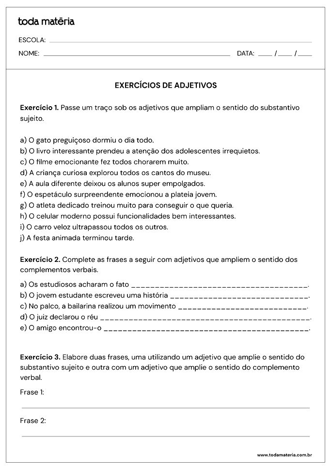 Atividades de interpretação de texto para 7º ano (com gabarito) - Toda  Matéria