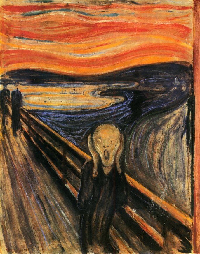 quadro O grito, de Munch