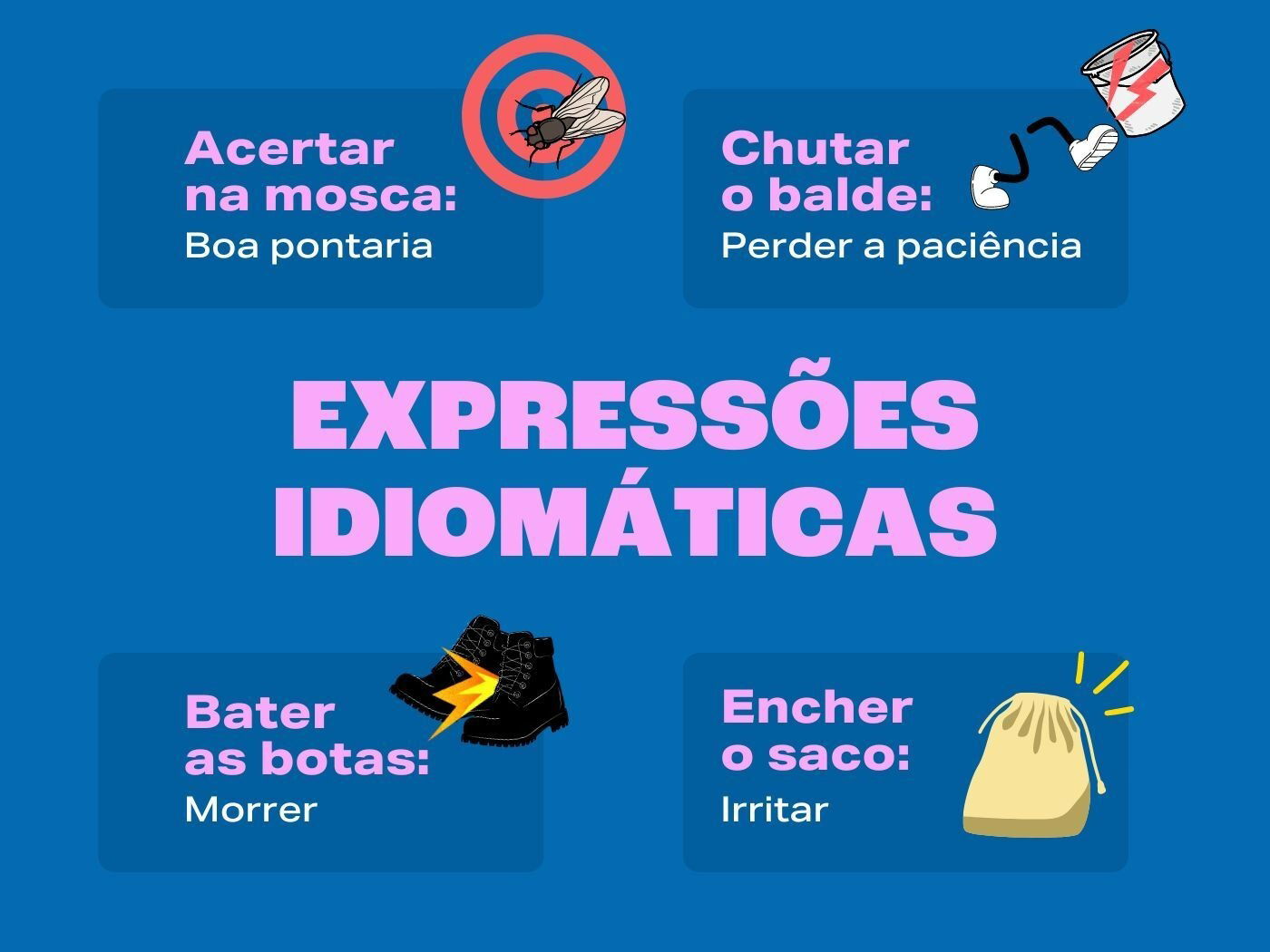 Expressões idiomáticas: quais são, significados - Brasil Escola😯 ...