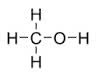 Fórmula estrutural do metanol