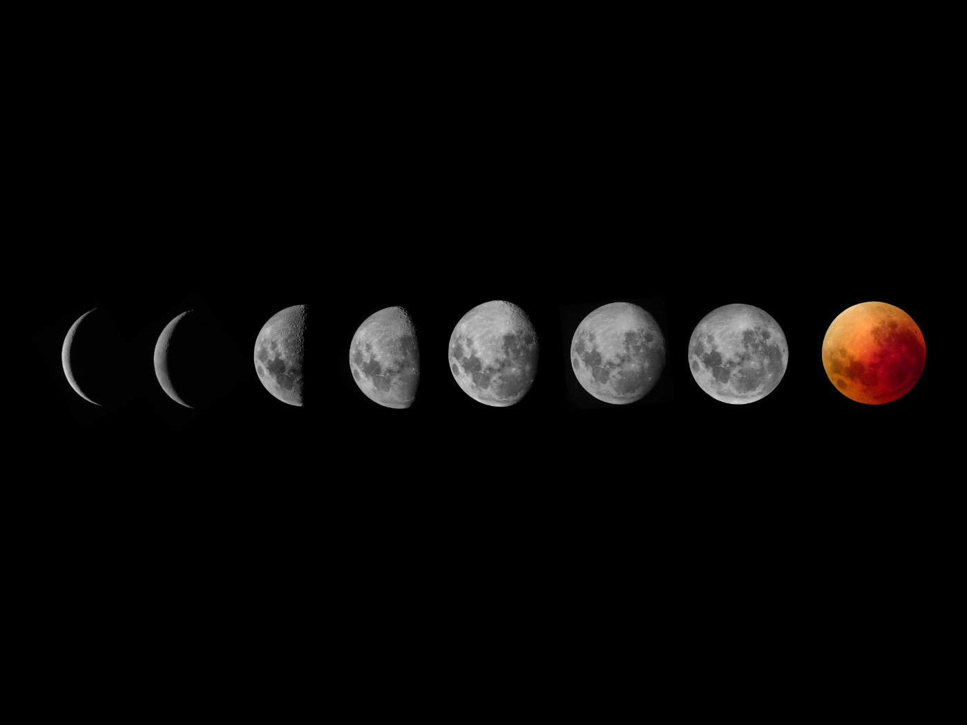 As oito fases da Lua Toda Matéria