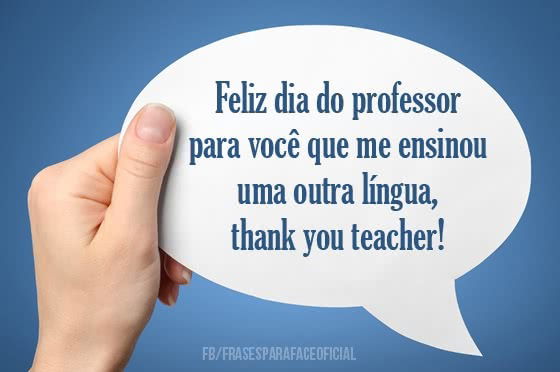 feliz dia do professor