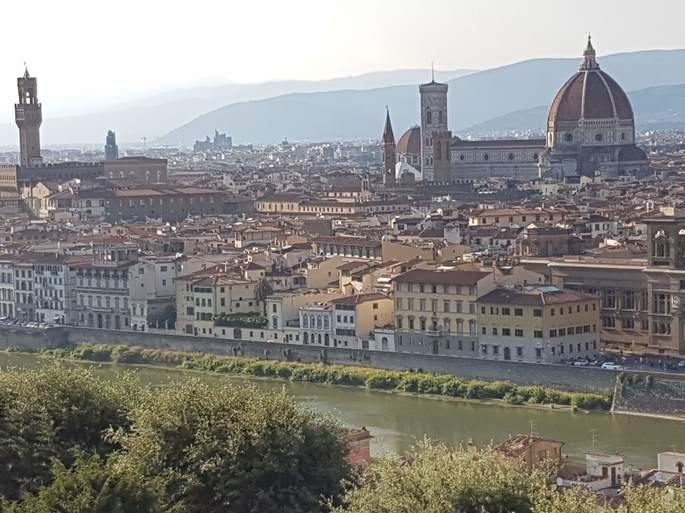 Vista de Florença com destaque para a cúpula da catedral