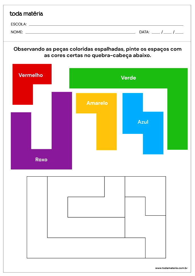 Atividades Escolares: Atividades com formas geométricas em inglês  Confira