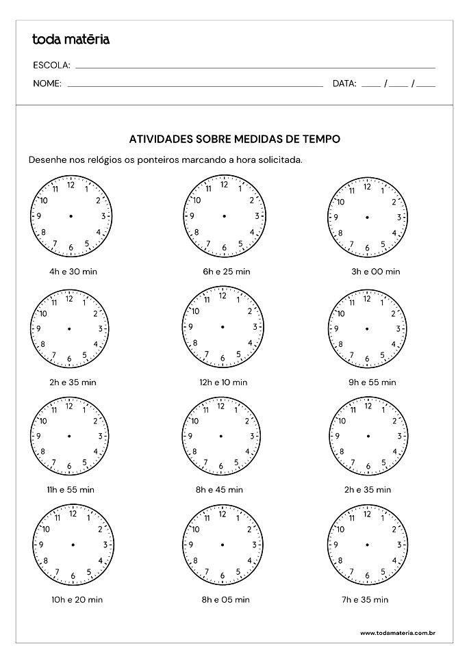 Planos de aula de Matemática (2º ano do Ensino Fundamental) - Toda Matéria