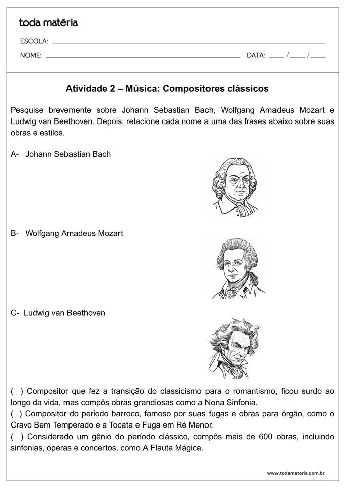 Folha de Atividade 2 -Artes-9º Ano