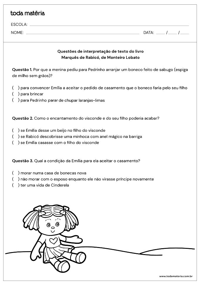 Exercício de Interpretação de Texto para o 4º Ano - Twinkl