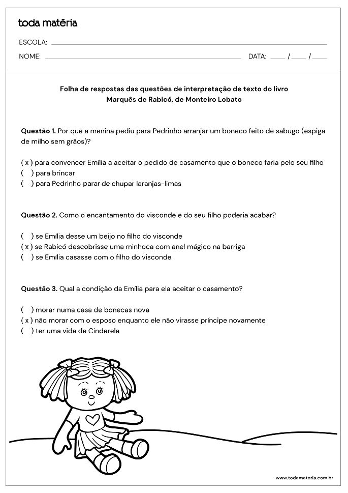 Atividades De Interpretação De Texto Para 4º Ano Toda Matéria 