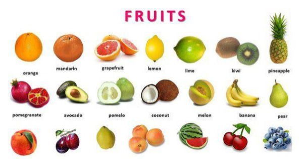 Aprenda o nome das frutas em inglês - Prime School