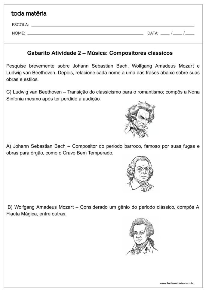 Gabarito Atividade 2-Artes-9º Ano