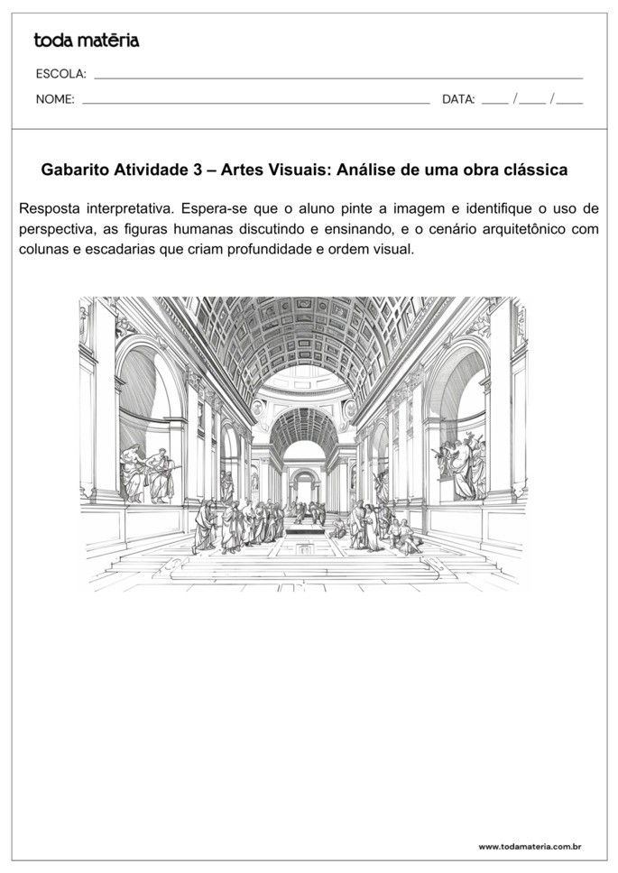 Gabarito Atividade 3-Artes-9º Ano
