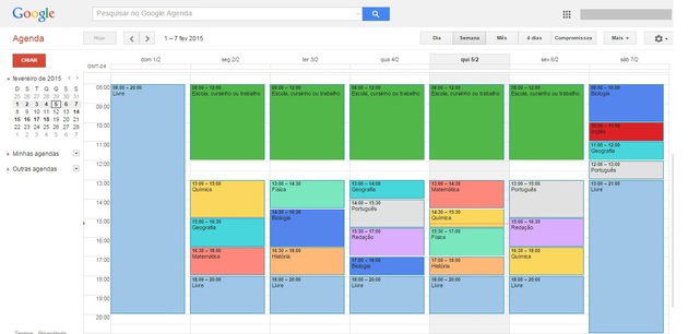 Google agenda