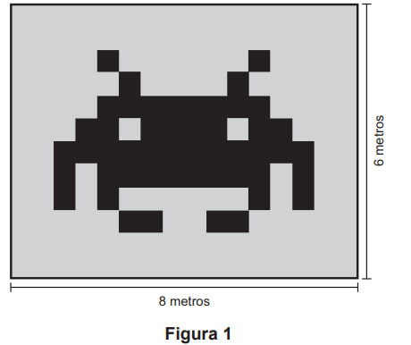 gravura retangular com 8 m de comprimento e 6 m de altura
