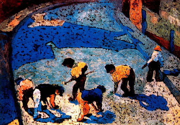 Homens trabalhando (1922), de Zina Aita