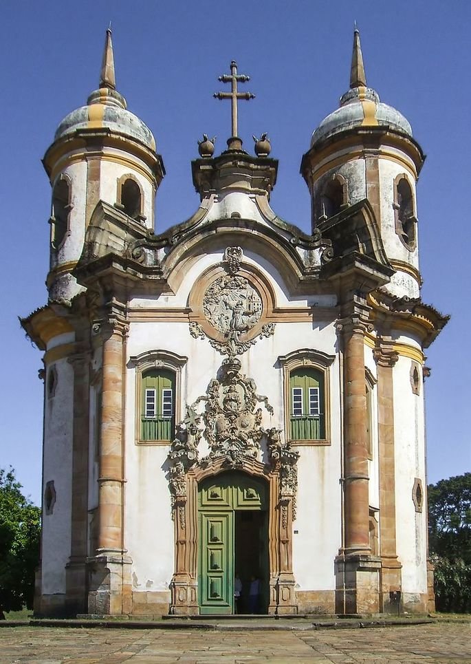Fachada da Igreja de São Francisco de Assis em Ouro Preto