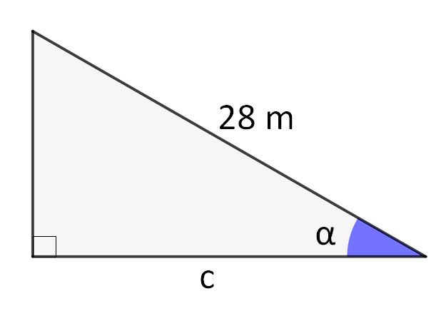 A partir do triangulo retângulo ao lado, determine as razões  trigonométricas (seno, cosseno e tangente) 