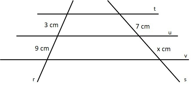 Calcule o valor de x na figura, sabendo que o maior ângulo é de 90 graus e  marque a opção correta. A)X= 