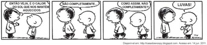 Imagem questão 1. Quadrinho.