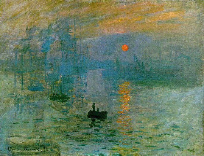 impressão, nascer do sol, de Monet