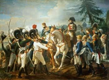 Ilustração de Debret: Napoleão e o Bávaro e Wurttemberg Tropas